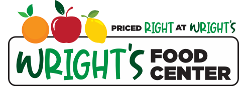 A logo of Wright's Food Center